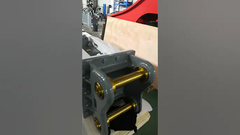 KS220 শীর্ষ প্রকার হাইড্রোলিক ব্রেকার 190mm চিলসাল ব্যাসার্ধ উপযুক্ত 45 ~ 55 টন খননকারী