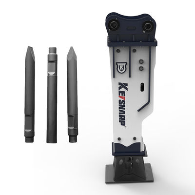 190mm Chisel ব্যাসার্ধ KS450 45-55 টন Excavator জন্য নীরব টাইপ হাইড্রোলিক ব্রেকার