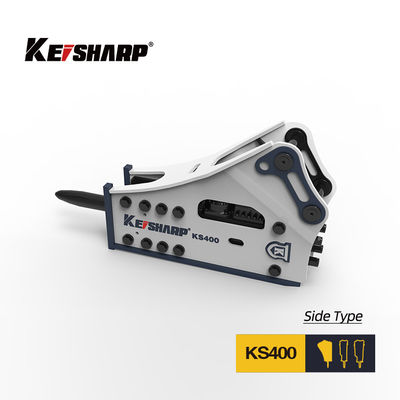 KS400 সাইড টাইপ 175mm Chisel হাইড্রোলিক ব্রেকার জন্য Excavator