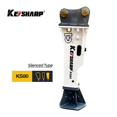 ভাঙচুর প্রকল্পের জন্য KS80 Excavator Hydraulic Breakers