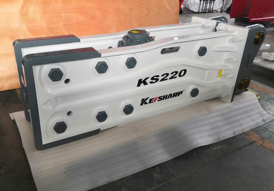 KS220 টপ টাইপ হাইড্রোলিক এক্সক্যাভেটর স্টোন ব্রেকার মেশিন আইএসও অনুমোদিত
