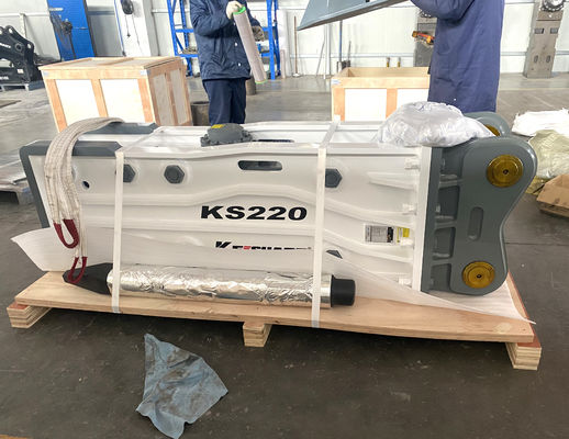 KS220 টপ টাইপ হাইড্রোলিক এক্সক্যাভেটর স্টোন ব্রেকার মেশিন আইএসও অনুমোদিত