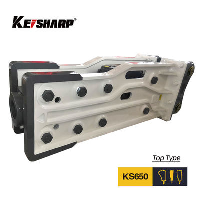 ভাঙ্গন কাজের জন্য KS650 Excavator হাইড্রোলিক ব্রেকার Excavator Attachment