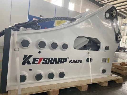 KS850 230 মিমি চিজেল টেকসই রক ব্রেকার হাইড্রোলিক হ্যামার নির্মাণের জন্য 50-65 টন