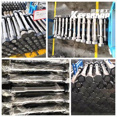 KS400 KS450 KS500 KS550 হাইড্রোলিক সিলিন্ডারের অংশগুলির জন্য বোল্টের মাধ্যমে