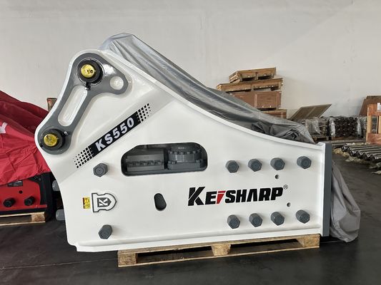 KS550 সাইড টাইপ হাইড্রোলিক ব্রেকার 200mm Chisel ম্যাচ 50-55t Excavator সঙ্গে