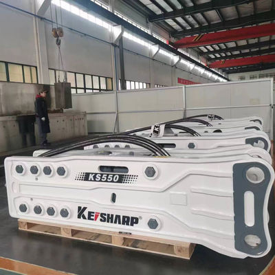 কেএস৫৫০ টপ টাইপ রক হাইড্রোলিক ব্রেকার মেশিন ২০০ মিমি চিয়েজেল ব্যাসার্ধ