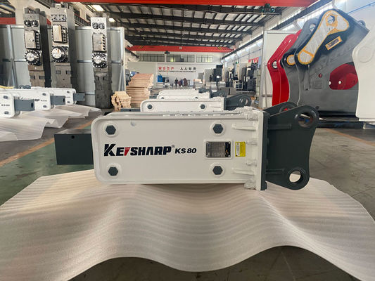 কেএস৮০ টপ টাইপ রক হাইড্রোলিক ব্রেকার মেশিন ৬৮ মিমি চিয়েজেল ব্যাসার্ধ