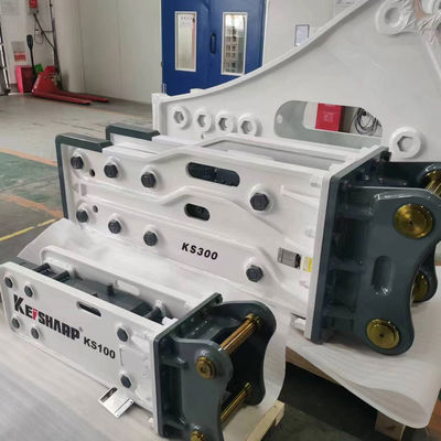 কেএস৩০০ এক্সক্যাভেটর হাইড্রোলিক রক ব্রেকার মেশিন টপ টাইপ ১৫০ মিমি চিলের ব্যাসার্ধ