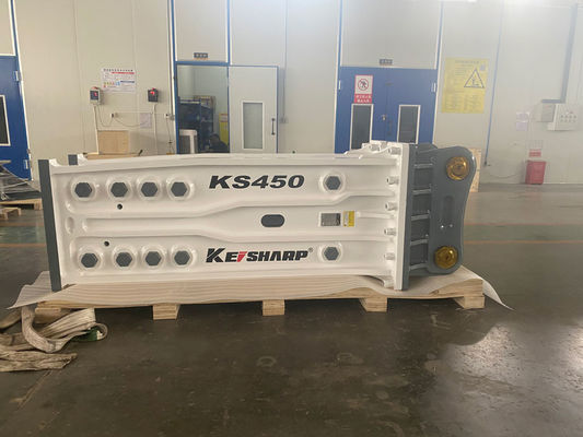 কেএস৪৫০ টপ টাইপ রক হাইড্রোলিক ব্রেকার মেশিন ১৯০ মিমি চিজেল ব্যাসার্ধ